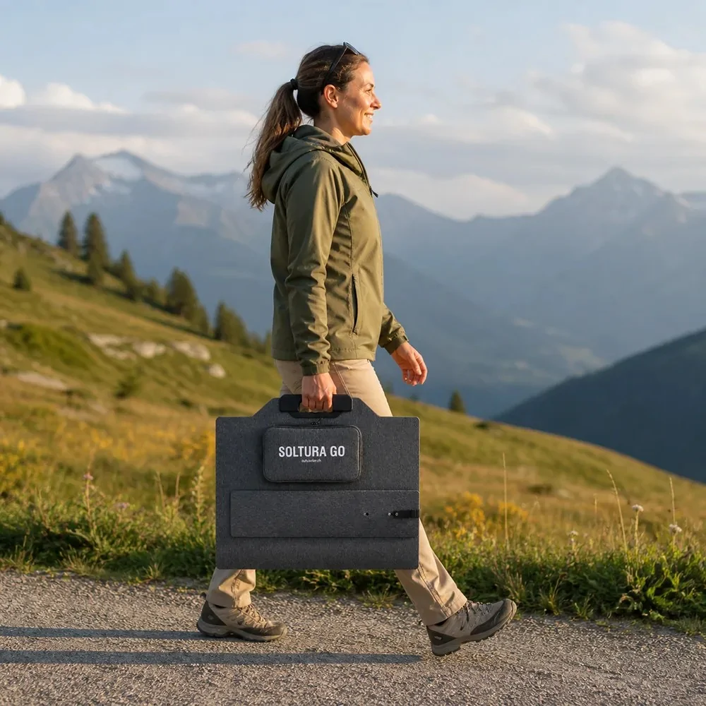 400W Folding Solar Suitcase with HPBC Cells | AutoSolar
