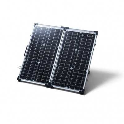 60W MONO solar suitcase with charge controller and cable