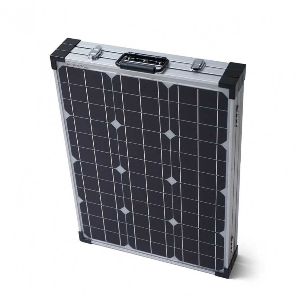 60W Solarkoffer MONO mit Laderegler und Kabel