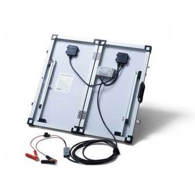 60W MONO solar suitcase with charge controller and cable