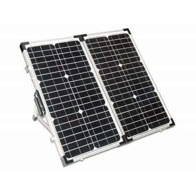 Valise solaire MONO 60W avec contrôleur de charge et câble