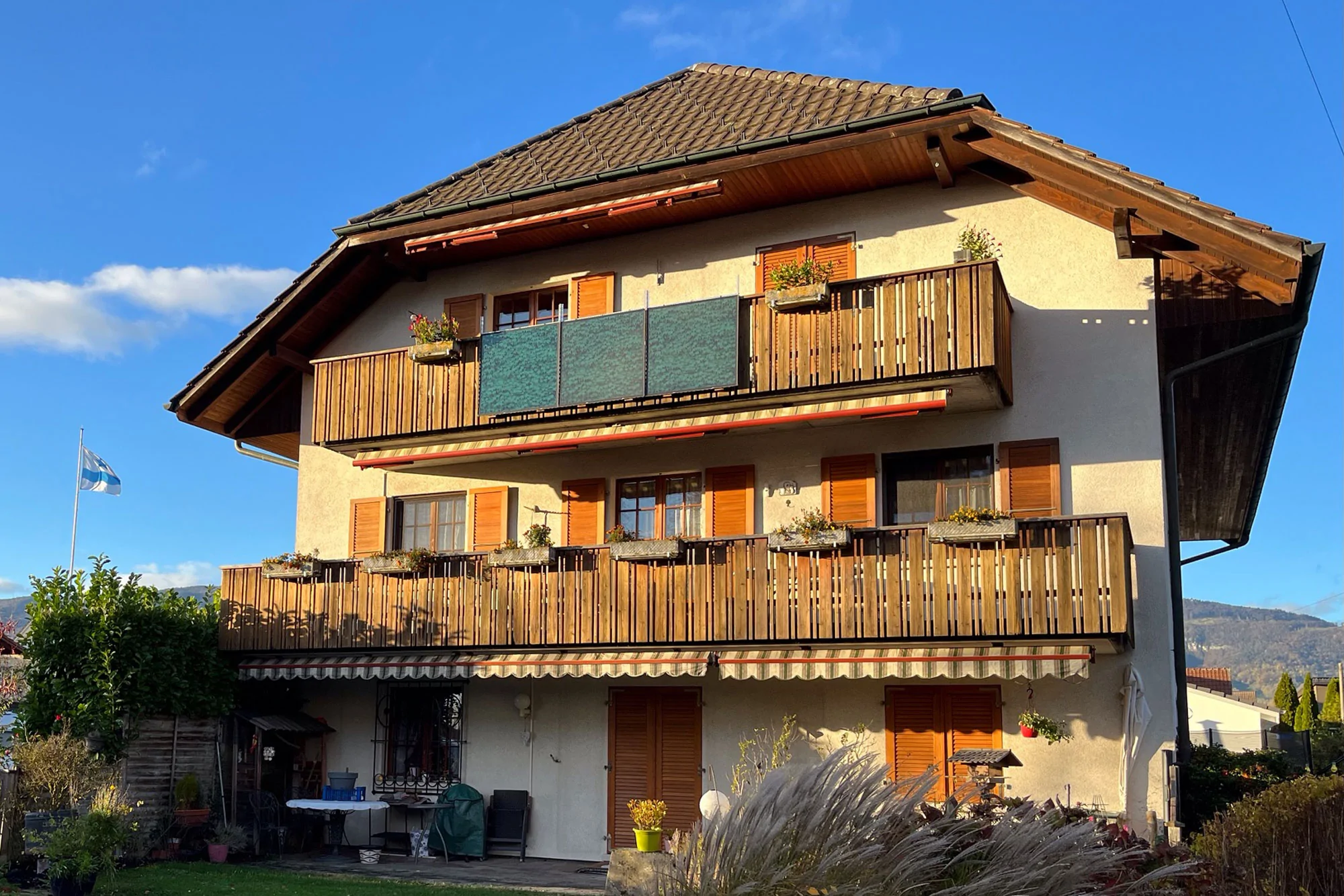 Solarpanels in Blätteroptik