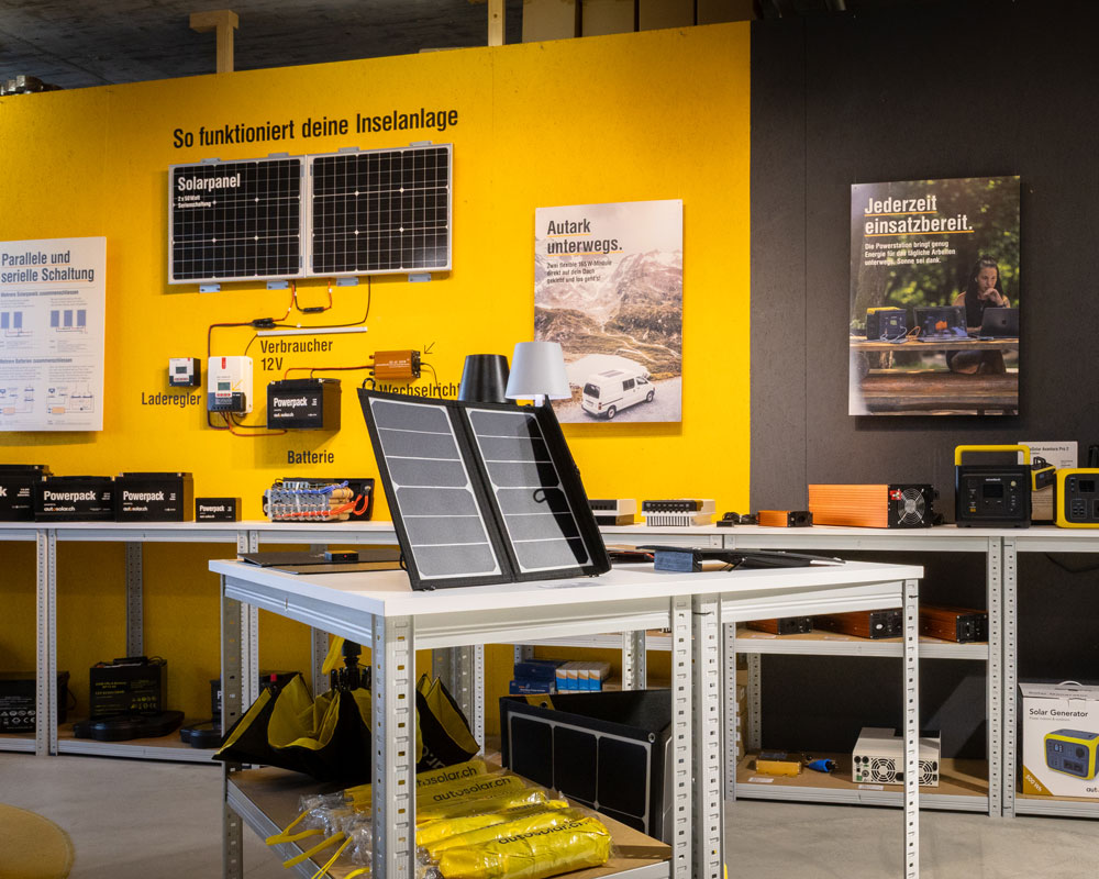 Prenez le temps de regarder, de toucher et de tester personnellement nos produits solaires.