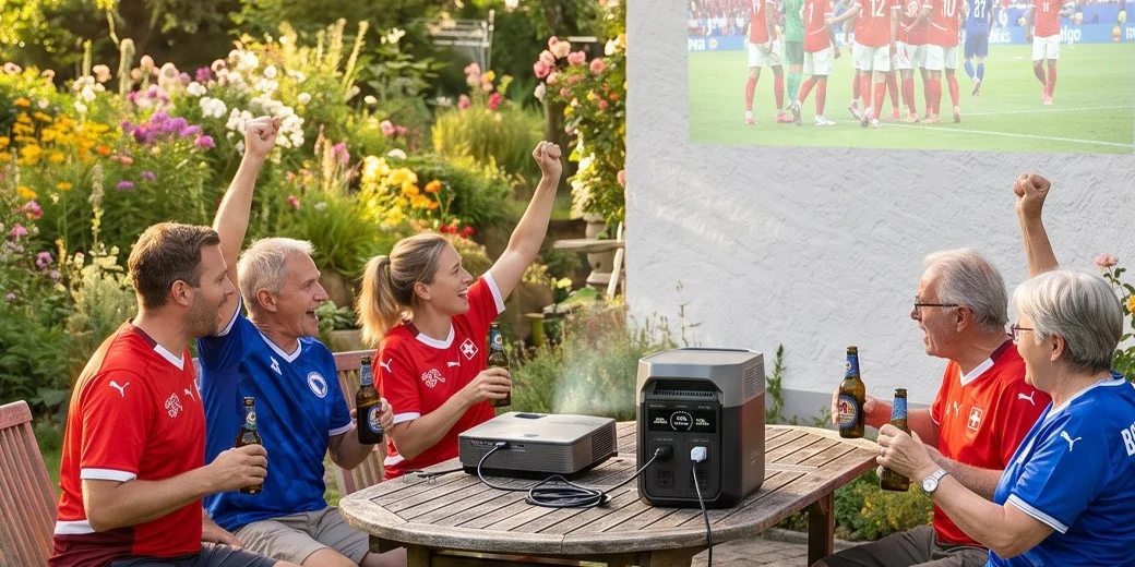 Watching TV in the garden without mains power: How to build your own self-sufficient outdoor cinema for the 2026 World Cup